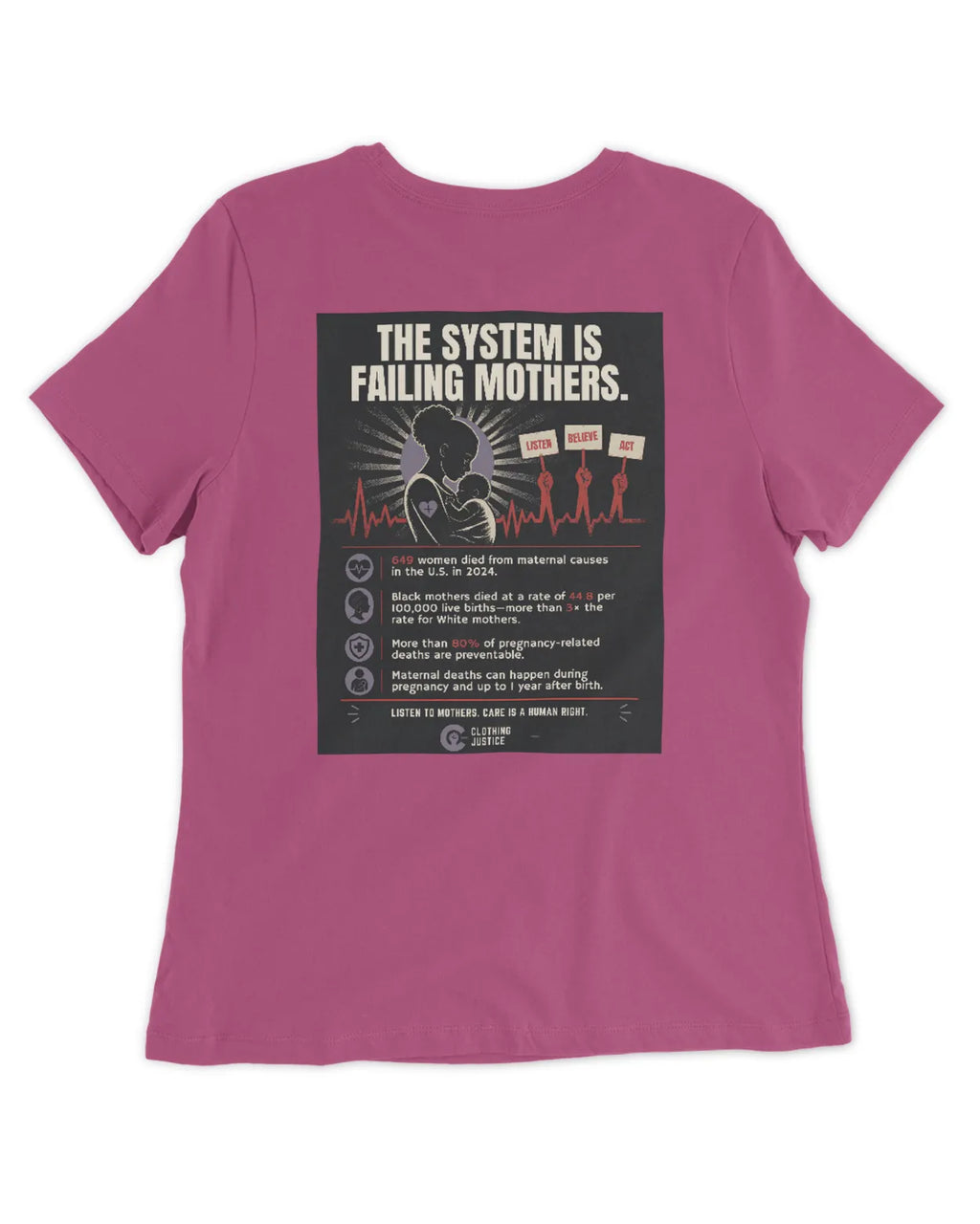 Moms Needed-Fitted Women’s T-Shirt