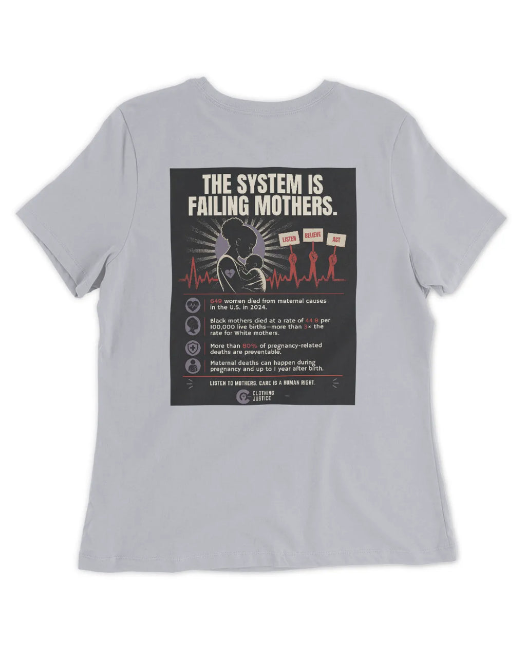 Moms Needed-Fitted Women’s T-Shirt