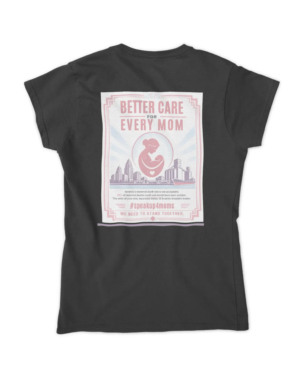 IN Mom-Morium FITTED LADIES Tee