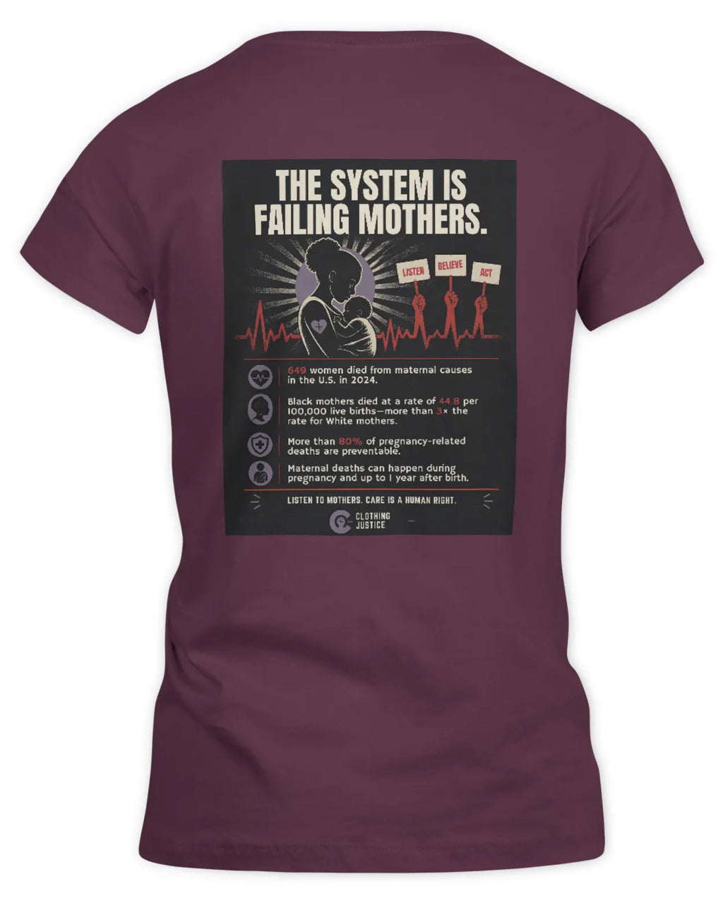Moms Needed-Fitted Women’s T-Shirt