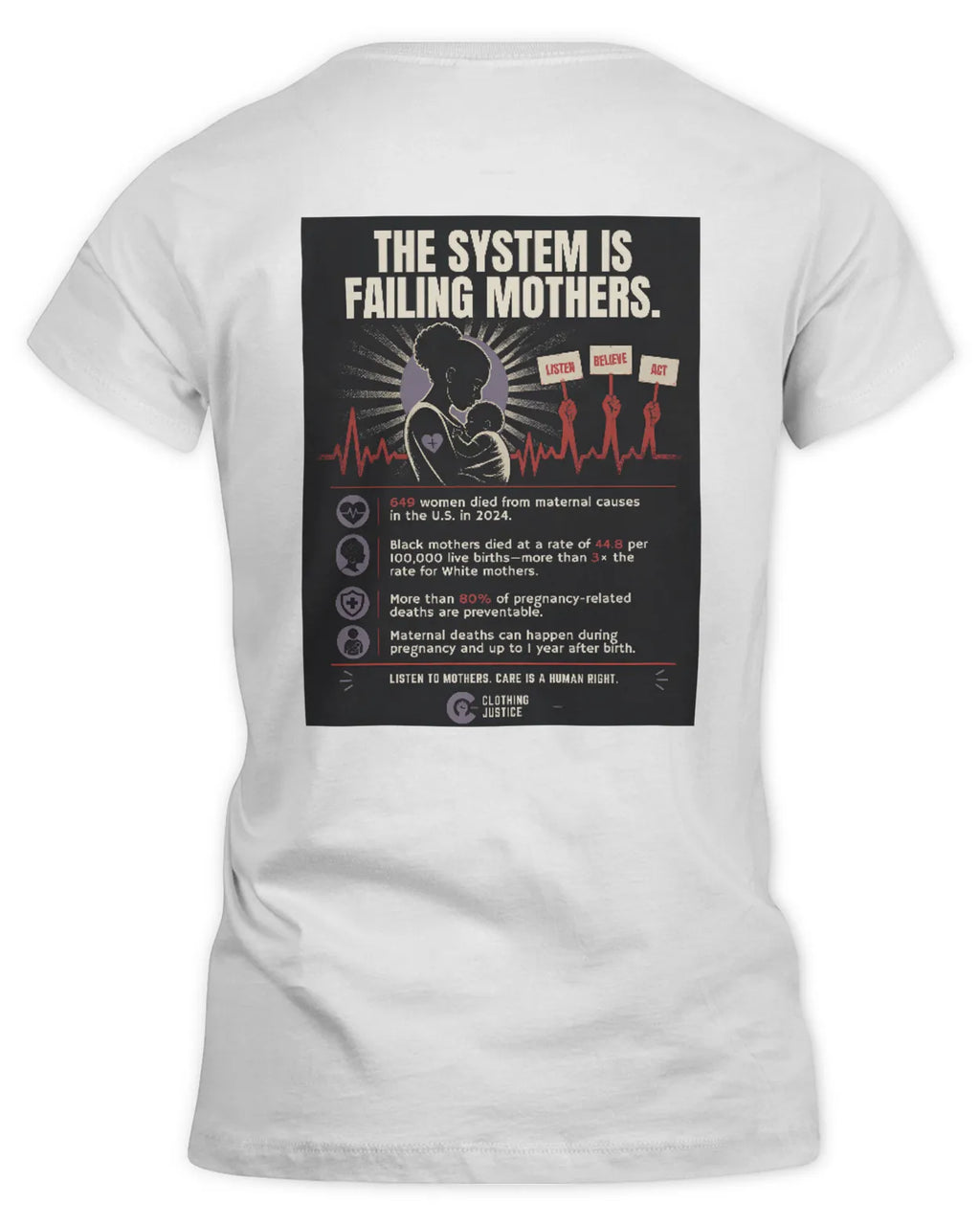 Moms Needed-Fitted Women’s T-Shirt