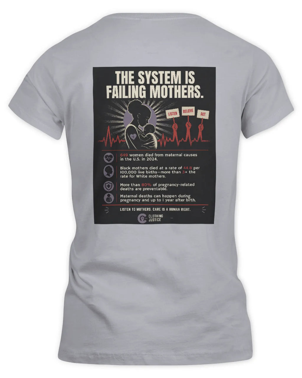 Moms Needed-Fitted Women’s T-Shirt