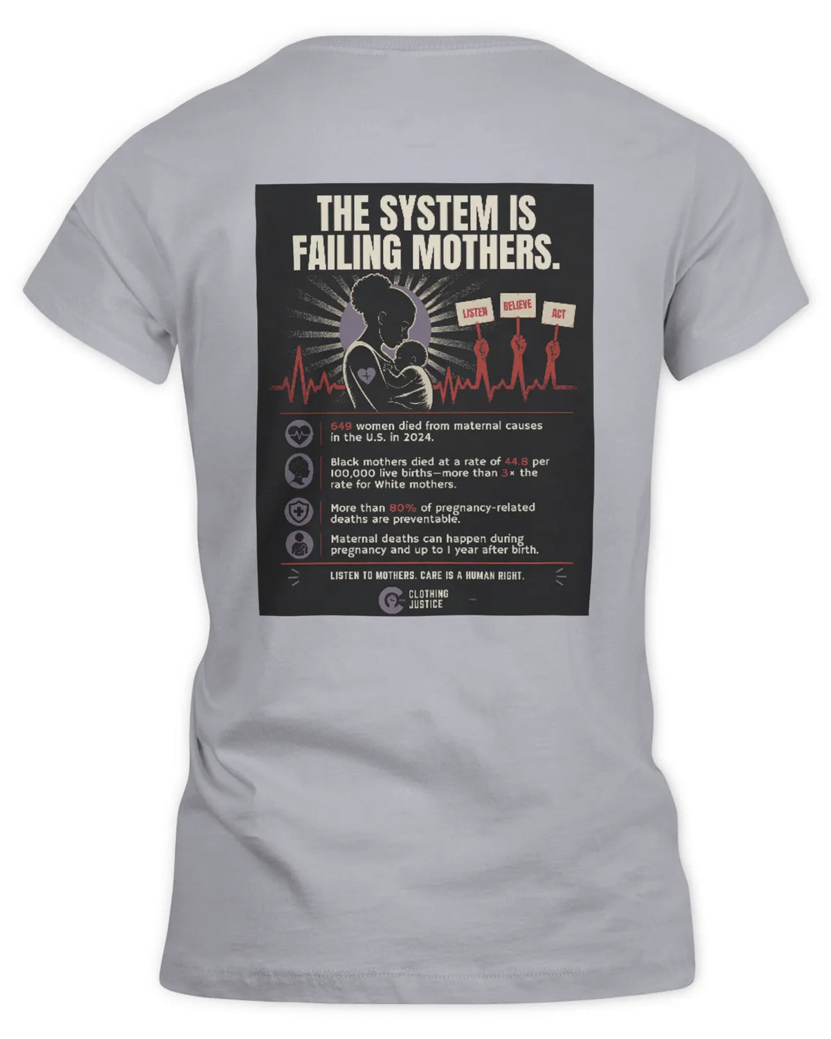 Moms Needed-Fitted Women’s T-Shirt