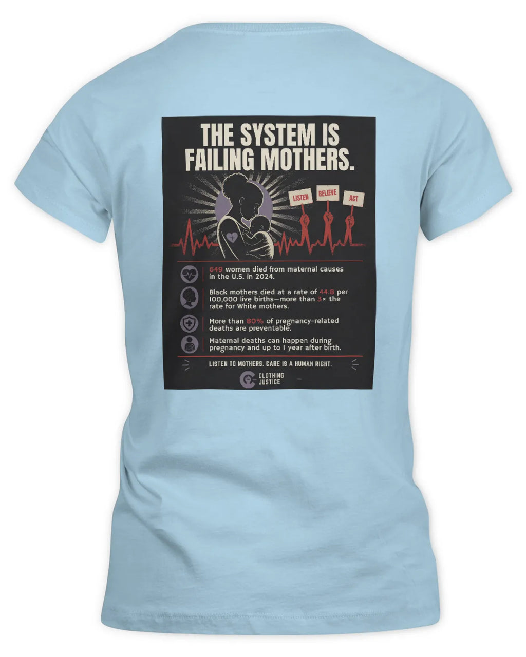 Moms Needed-Fitted Women’s T-Shirt